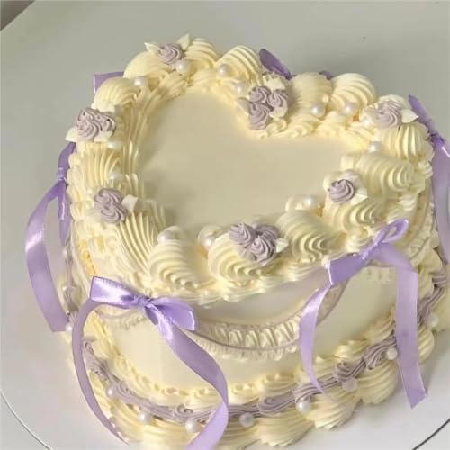 400 Pcs Purple Satin Ribbon Bows Cake Toppers - Image 4