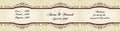 100 Elegant Vintage Wedding Water Bottle Labels by DesignThatSign