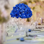 Royal Blue Hydrangea Flower Balls for Centerpieces - 12 PCS - Image 5