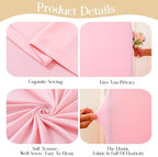 Baby Pink Arch Backdrop Cover Set of 3 Wedding Arch Covers Stretchy Backdrop Baby Shower Birthday Party 6FT 6.6FT 7.2FT Light Pink Arch Cover Spandex - Image 5