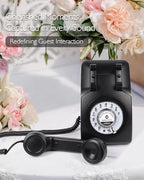 Audio Guest Book Wedding Phone, Retro Audio Guestbook (Black) - Image 6