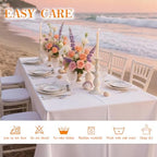 DRESSMAKER 6 Pack White Table Cloth Rectangle 60X102 Inch Fit 6FT Table - Image 5