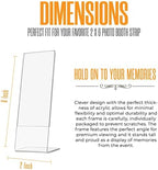 2x6 Slanted Photo Strip Frames - Silver Insert, 150 Pack - Image 2