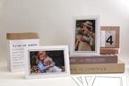 Meonua 100 Pack Standing Paper Picture Frames,4x6Cardboard Photo Frame with Easel,Paper Photo Frame Cards,Gallery Frames Bulk For DIY,Wedding, Classroom,Graduation(White) - Image 3
