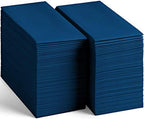 100 Linen-Feel Colored Paper Napkins - Decorative Cloth-Like Dark Blue Dinner Napkins - Soft And Absorbent. For Kitchen, Party, Wedding, Bathroom Or Any Occasion. (Pack of 100) - Image 3