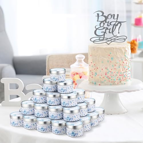 Threlaco 50 Pcs Baby Shower Candles, Party Favors, Elephant - Image 6