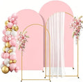 2 Pack Arch Backdrop Stand and Cover Set (7.2FT/6FT), Balloon Arch Stand by Unknown