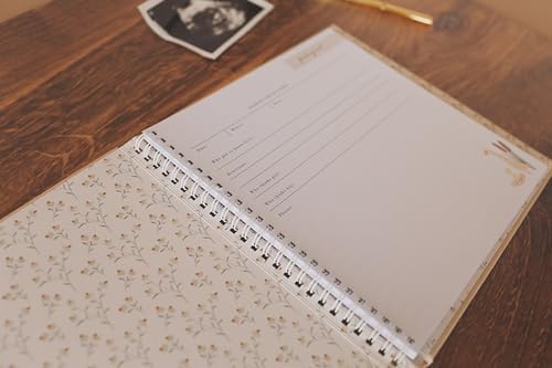 Lucy Darling Pregnancy Journal & Memory Book Moss Green, Mom & Baby Diary, Pregnancy Must Haves for Expecting First Time & Experienced Moms, Maternity Milestone Gifts, Premium Baby Book Keepsake - Image 3