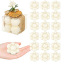 Mtlee 30 Sets Mini Bubble Candles Party Favors DIY Gift Set, Ivory by MTLEE