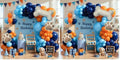 Orange and Blue Balloon Arch Kit Dog Balloon Arch Royal Light Blue Balloons (Pack of 2) by CelebratingEveryMoment