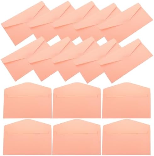 Pink Iridescent Paper Blank Envelopes 50pcs for Invitations by Unknown
