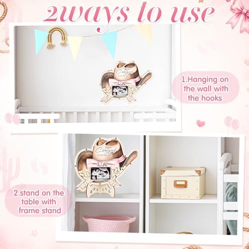 Chunful 64 Pcs Cowgirl Baby Shower Party Decorations Guest Book Alternative - Image 5