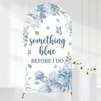 Something Blue Before i Do Bridal Shower Arch Backdrop 7.2 FT by CORNERLACE