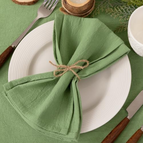 Cloth Napkins Fall Washable Reusable Linen Wedding Party Home Table Decor - Image 3