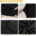 Wedding Arch Cover Black 6.6FT x 4FT Square Arch Backdrop Covers Stretchy Spandex Fitted Square Backdrop Cover for Birthday Party Wedding Ceremony Banquet Decoration - Image 5