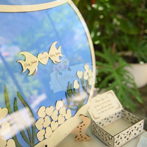 Beach Wedding Guest Book Alternative - Seaside Signature Frame Decor - Image 4