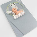 Nagatoya Shoten QP-703 Baby Gift Kewpie Gold Seal Blue - Image 2