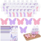 60 Sets Butterfly Soap Baby Shower Favors for Guests Party Gifts by Unknown