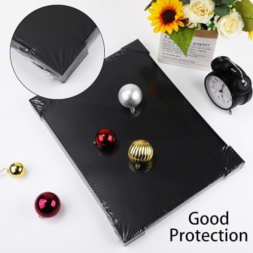 UoeRing Black Extra Large Gift Box 1Pcs 22x17x9 inch,luxury Gift Box with Lid for Presents Birthday Christmas Valentine's Day (Contain Pull Bows,Card,Envelope,Filler) - Image 6