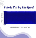 90 Yard Organza Fabric 44" Wide for Wedding Event Décor - Royal Blue - Image 2