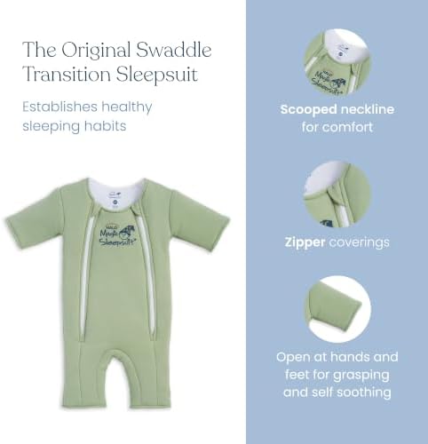 Magic Sleepsuit Baby Merlin's Cotton Baby Swaddle Transition Product - Image 3