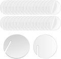300pcs Acrylic Circle Drink Tags for Glass Rim, Blank Round Party Drink Markers Wedding Decoration by Unknown
