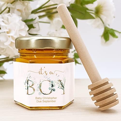Honey Baby Shower Favors, Baby Shower Boy, Honey Baby Shower Favors, Honey Favors, Mini Honey Jar Favors, It's A Boy Favors (Set of 12) by Best+Day+Ever+Spot