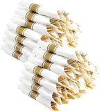 400PCS Gold Wrapped Silverware Disposable Fancy for Parties Weddings by Joyido