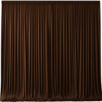 Dark Brown Backdrop Curtains-Wrinkle-Free Polyester Photography Drapes Party Curtain Background for Baby Shower Wedding Decorations- 40 X10FT by WishCare