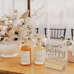 20 Pack Clear Arch Acrylic Sign with Wood Stand- 5x7 Inch Blank Clear Arch Acrylic Sign and 4 Inch Wood Base for DIY Wedding Table Numbers - Image 4