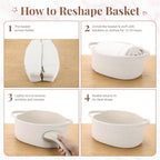 8 Pack Small Woven Gift Baskets Empty to Fill, Cute Gift Basket - Image 7