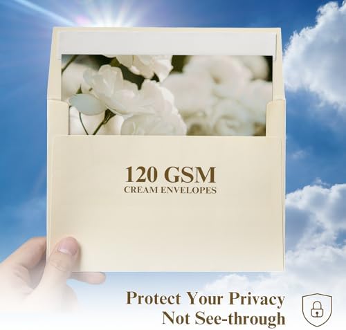 1000 Pack Goefun Cream Envelopes 5x7 - Image 5