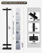 Adjustable Tabletop Easel Stand, 29" H Black 2 Pack - Image 2