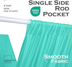 4 Panels 5ft(W) x 20ft(L) Mint Green Ceiling Drapes for Wedding Parties - Image 3