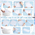 OBreezify 20 Sets Small Woven Gift Basket with Handle, 12"x 8"x 5" - Image 5