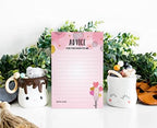 Advice Cards Baby Shower - Fun Party Games Activities, Party Collection Pink Theme GirlBaby Advice Cards For New Mom & Dad - Pack Of 50 - Image 4
