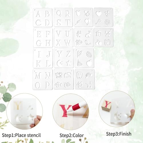 140 Pcs Baby Shower Blocks to Decorate Game Kit Includes Wooden Blocks Markers Game Sign Storage Box for Baby Shower Gender Reveal Activity Party Decorations - Image 4