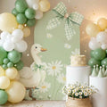 Novabright 2 Pcs One Silly Goose Party Decoration Sage Green Bow 5ft/2.5ft by Unknown