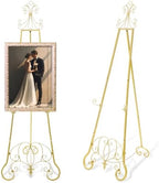 1 Pack Gold Wedding Easel Stand 57'' Display Stand, Ornate by Otoolling