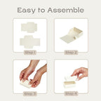 Boxes Craftory Pack of 40 Small Favor Boxes (2.75 x 1.57 x 1.18 inch) - Ideal for Wedding and Candy Party - Red Silk - Image 4