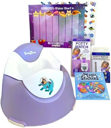 Potty Time Party Pack: Potty Watch, Chart, Toilet & Magic Reveal Stickers by PottyTime-MakersoftheOriginalPottyWatch
