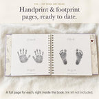 Baby Memory Book from Pregnancy to Age 5, Baby Book Keepsake, Lavender - Image 6