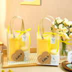 56Pcs Baby Shower Prizes for Game Winners Baby Shower Favors Gifts including Plastic Tumbler Notebook Scented Candles Ballpoint Pen Mirrors with Hair Brushes Bracelet Gift Bag (Yellow) - Image 4