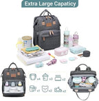 JOLLITO Diaper Bag Backpack with Changing Station Large Capacity Essentials - Image 3