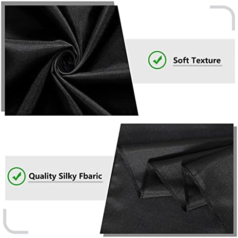 Black Backdrop Curtain for Party, Halloween Backdrop, 5ft x 8ft, 2 Panels - Image 6