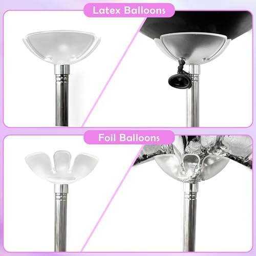TekXYZ Telescoping Balloon Stand Set of 4, 1.5-7FT Adjustable Height - Image 3