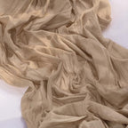 Nude Cheesecloth Table Runner Neutral Boho Fall Runner for Table, 8 Pack - Image 4