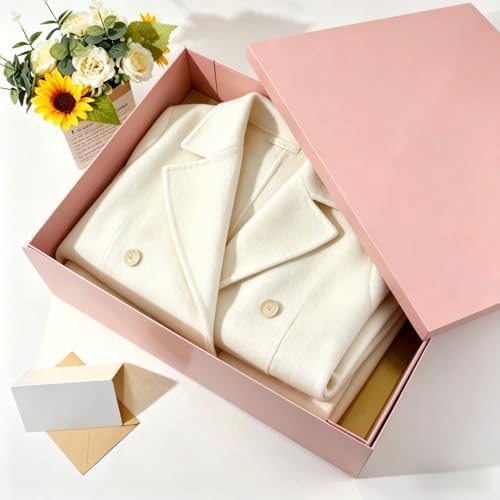 UoeRing Pink Extra Large Gift Box 2Pcs 22x17x9 inch,luxury Gift Box with Lid for Presents Birthday Christmas Valentine's Day (Includes Pull Bows,Card,Envelope,Filler) - Image 4