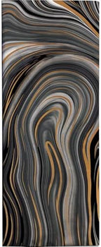 Jillson & Roberts 20" x 30" Printed Gift Tissue, Marbleized Black (24 Folded Sheets) - Image 2