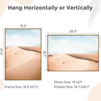 19x27 Metal Picture Frame, Aluminum Poster Frame with Real Glass, Bronze - Image 2